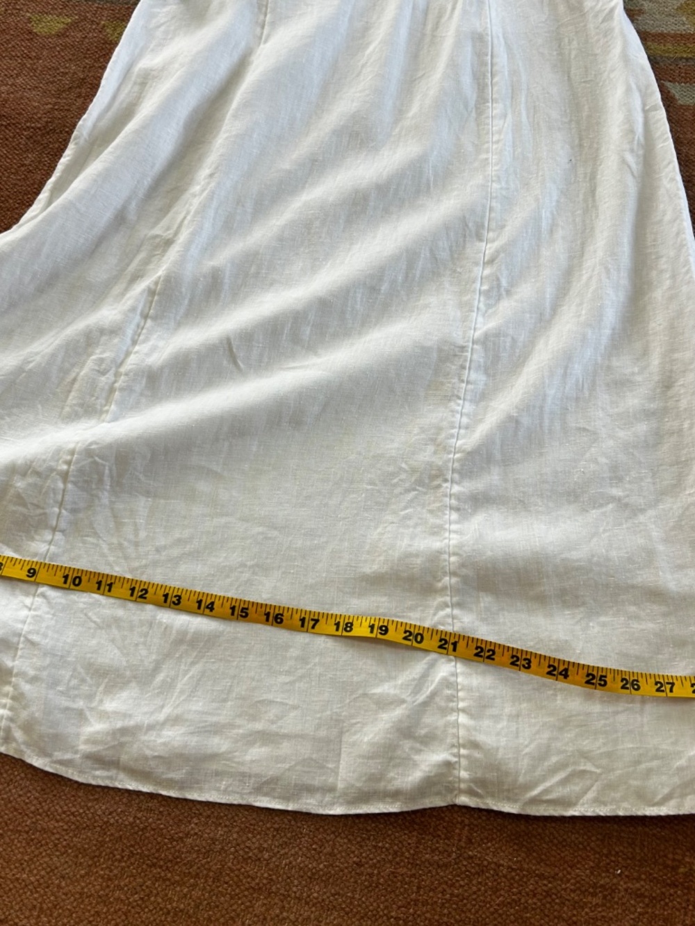 aritzia wilfred white linen dress size small - Picture 10 of 10